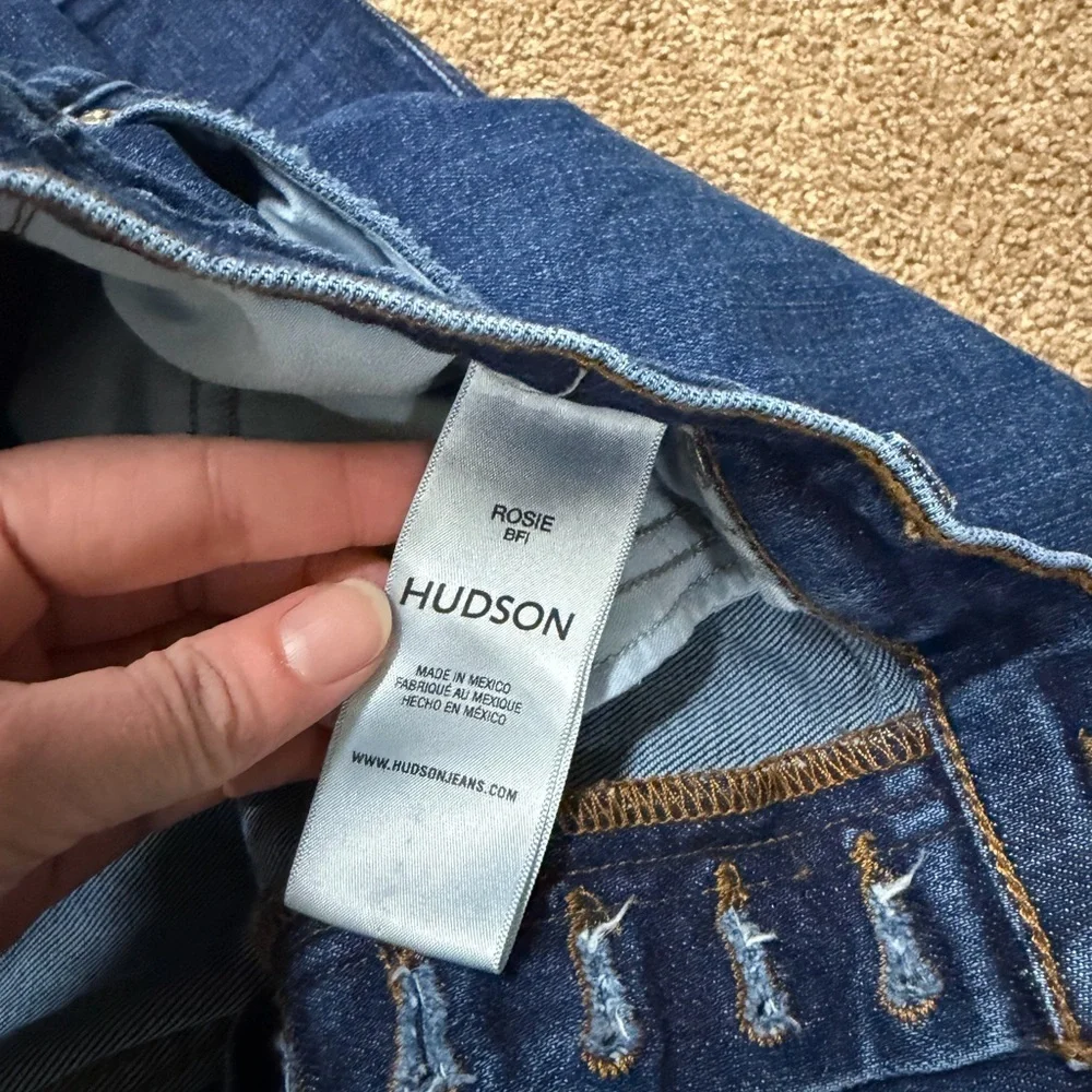 Hudson Jeans Classic Indigo Bootcut - Rosie Crop Cut - Picture 4 of 4